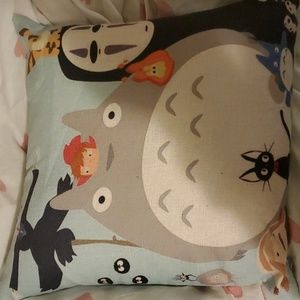 studio ghibli totoro decor pillow